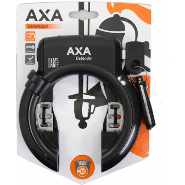 Axa Slot ring defender RL/ Victory kaart glanzend Zwart