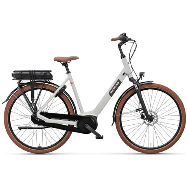 Batavus Altura E-Go N7 Lichtgrijs Mat LAGEINSTAP 2024 - Afbeelding 5